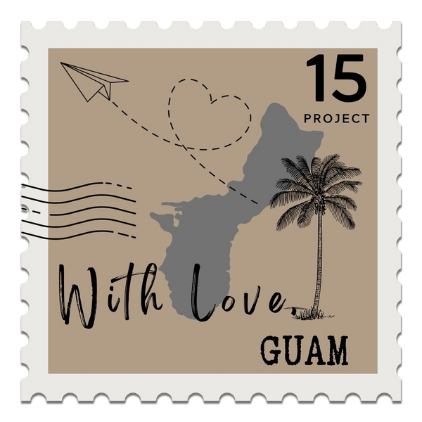 With Love, Guam logo